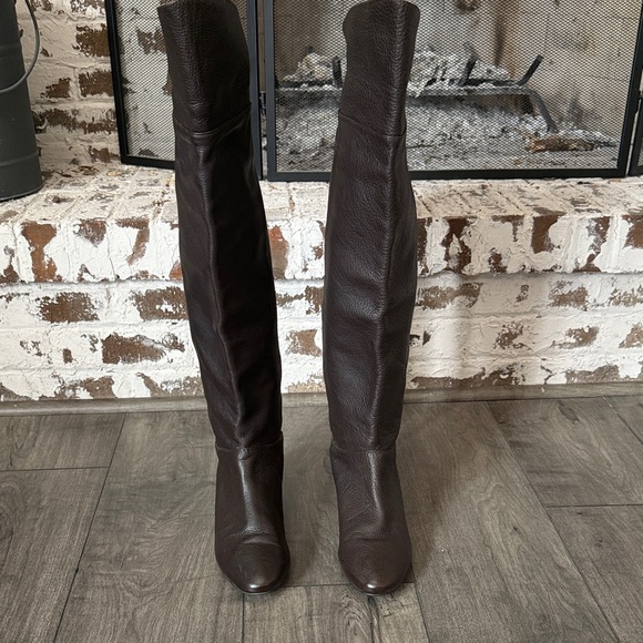 Soft Surroundings Dark Brown Over-the-Knee Boots - Picture 2 of 8
